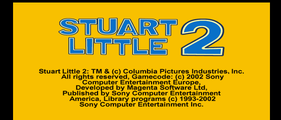 Stuart Little 2 Title Screen